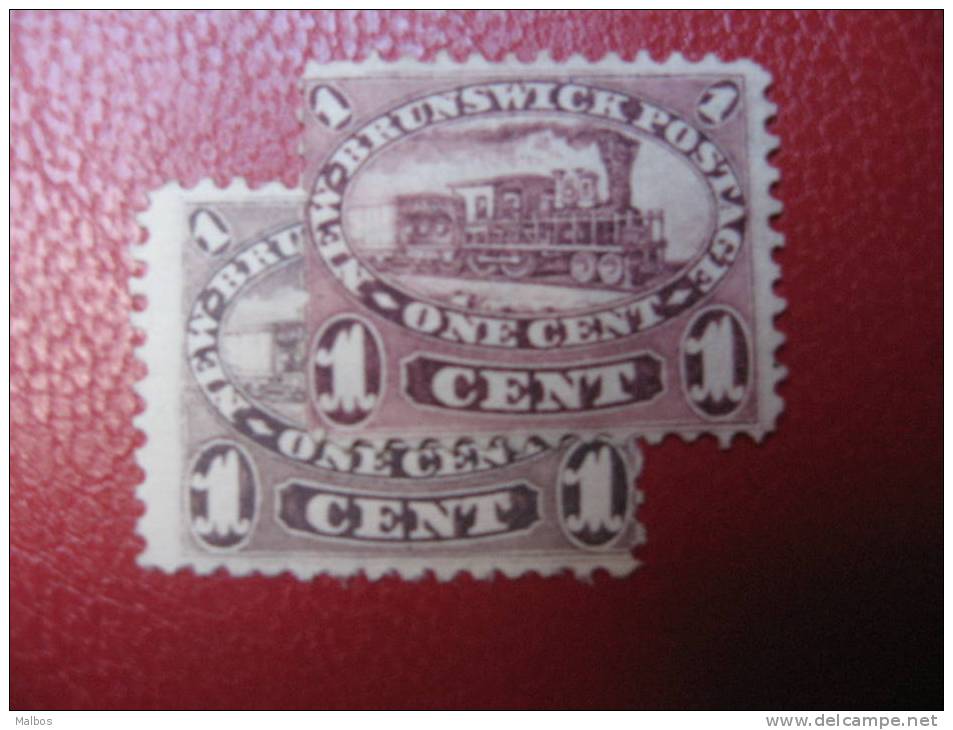 NOUVEAU BRUNSWICK - Colonie Brit. N°4 - (*) Sans Gomme - Without Glue (photo Comparaison Avec Le N°4a Violet Brun) - Nuevos