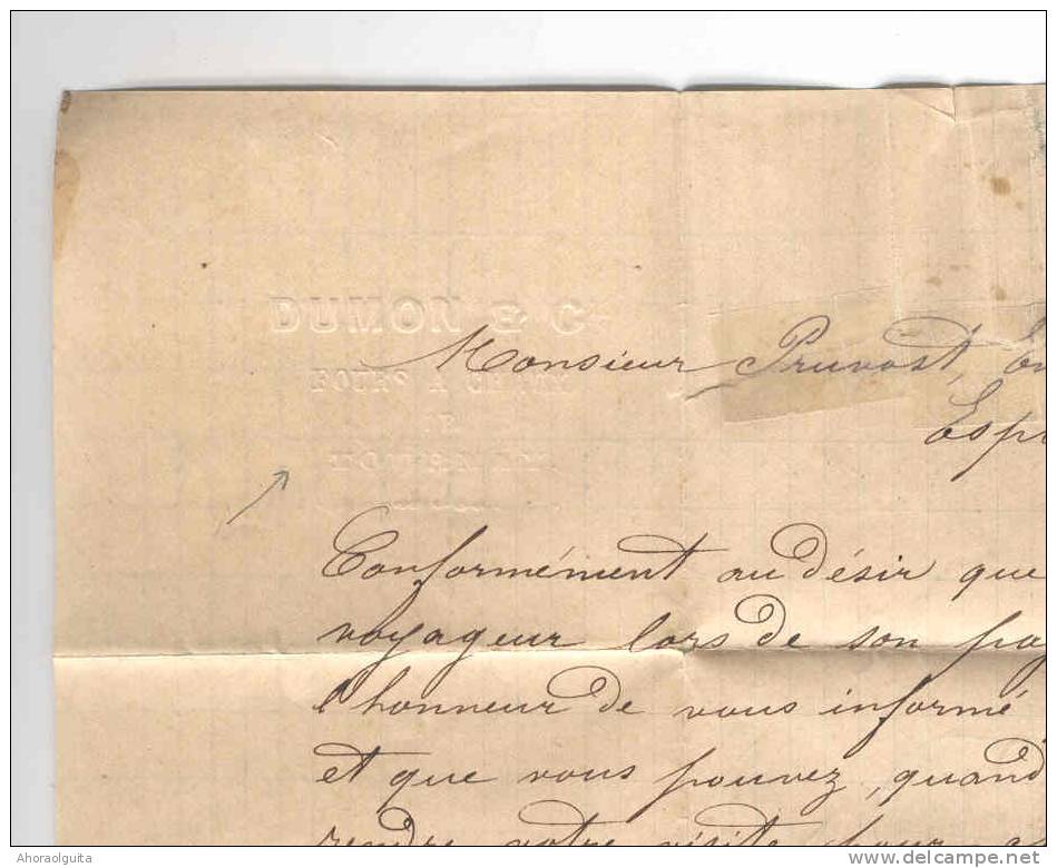 Lettre TP No 32 TOURNAI 1878 Vers Amiens  - Cachet De Passage FRANCE  TOURNAI   --  8/997 - Grenzübergangsstellen