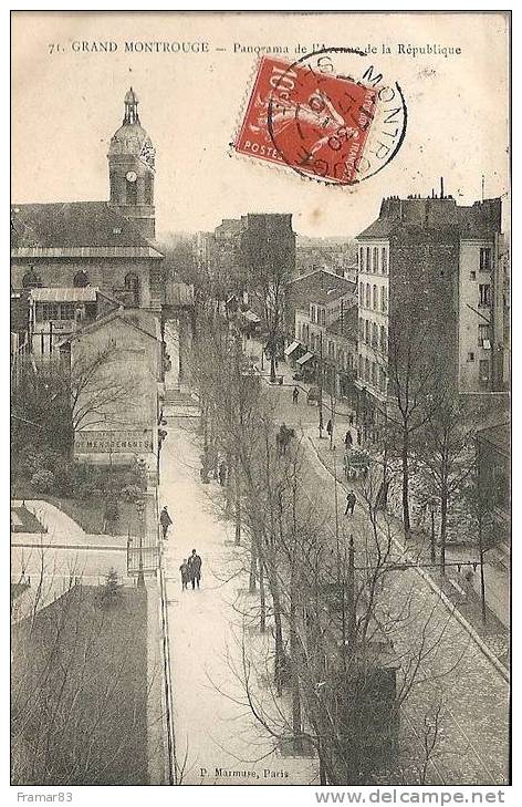 Grand Montrouge -  Panorama De L'avenue De La République - Montrouge