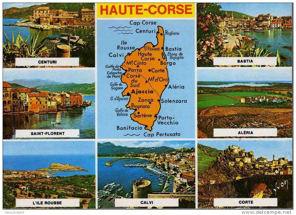 CPSM. LA CORSE TOURISTIQUE ET ROUTIERE. - Corse