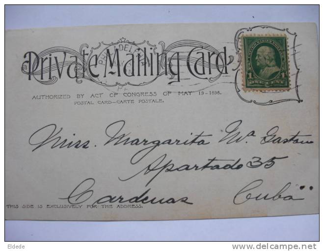 Private Mailing Card  Independance Hall Philadelphia  1902 - Philadelphia