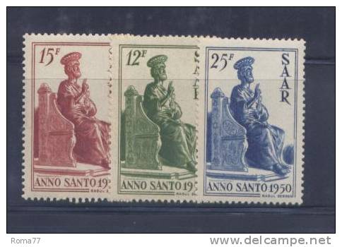 PA297 - SARRE , Anno Santo Serie 273/275  *** - Ongebruikt