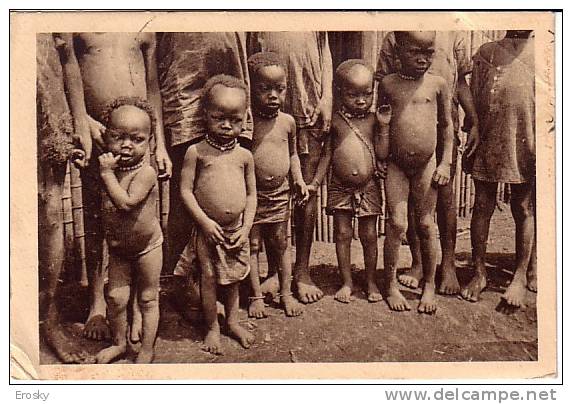 PGL - 0116 AFRIQUE EQUATORIAL FR. GABON ENFANTS A LAMBARENE 1937 - Gabon