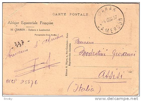 PGL - 0116 AFRIQUE EQUATORIAL FR. GABON ENFANTS A LAMBARENE 1937 - Gabon