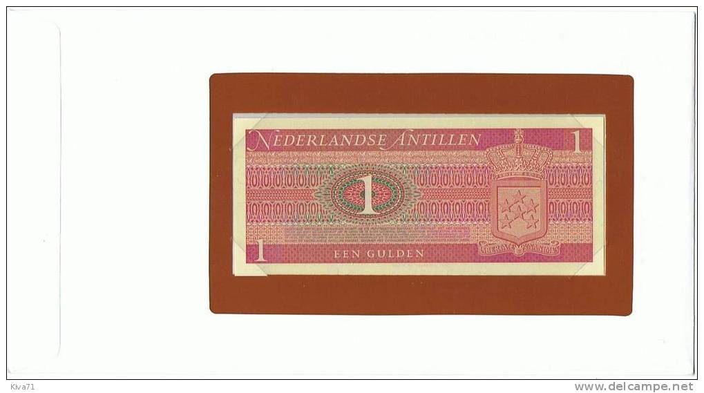 **Pas Courant** 1 Gulden "Antilles Néerlandaises" 8 Septembre 1970  P20  FDC - Antillas Neerlandesas (...-1986)