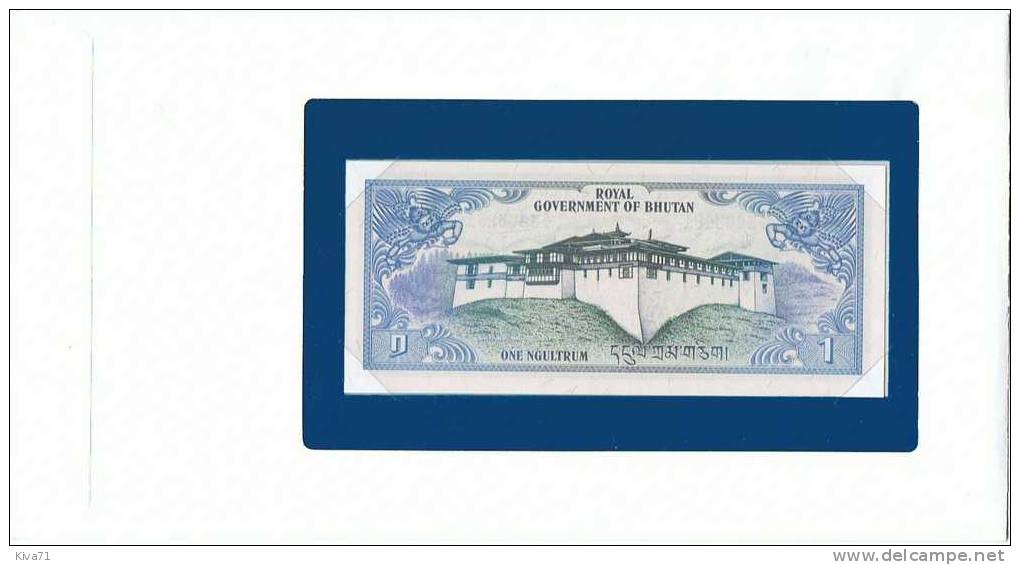 **pas Courant** 1 Ngultrum "BHOUTAN"     P12   FDC - Bhutan