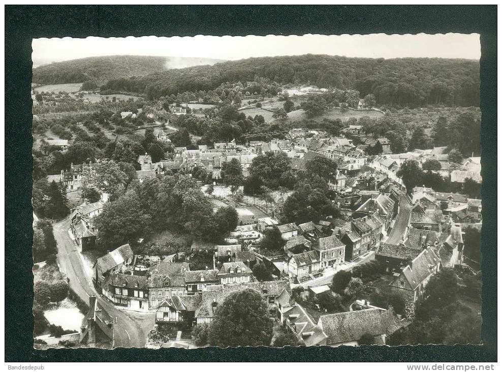 CPSM - En Avion Au-dessus De Lyons La Forêt (27) ( Vue Aérienne SOFER) - Lyons-la-Forêt