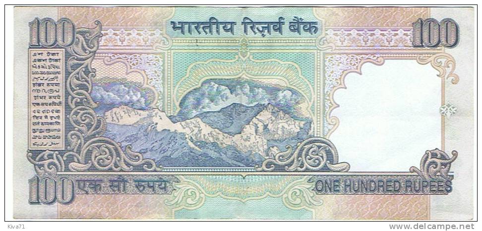 100 Rupees    "INDE"        Ro 38   39 - Indien