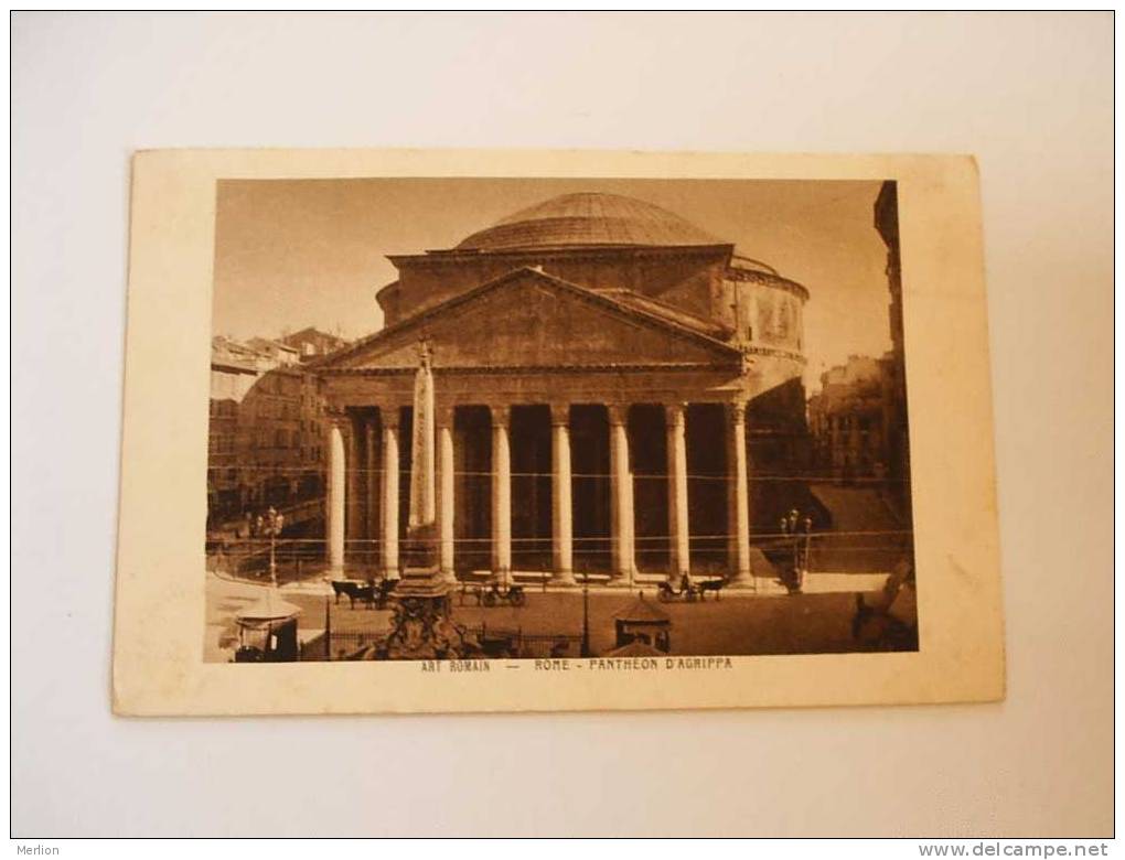 Roma -Pantheon -animata   - Cca 1910´s    F D37212 - Panteón