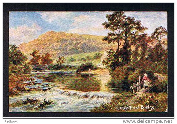 Early Postcard Llansantffraid Bridge Cardiganshire Wales - Ref 239 - Cardiganshire
