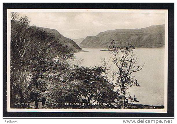 Early Postcard Entrance To Portree Bay Isle Of Skye Inverness-shire Scotland - Ref 239 - Inverness-shire