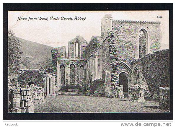 Early Postcard Valle Crucis Abbey Llangollen Denbighshire Wales  - Ref 239 - Denbighshire