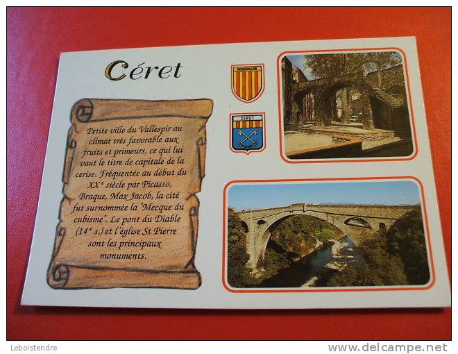 CPM  (66-PYRENEES-ORIENTALES) CERET-LES ARCADES-LE PONT DU DIABLE-2000-TBEG - Ceret