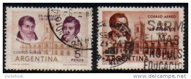 ARGENTINA   Scott #  C 75-6  F-VF USED - Poste Aérienne