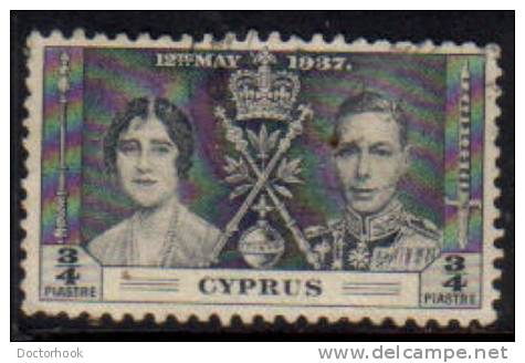 CYPRUS    Scott #  140  F-VF USED - Cyprus (...-1960)