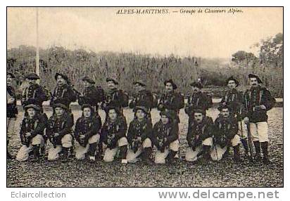 MILITARIA ..Chasseurs Alpins..Alpes Maritimes - Sonstige & Ohne Zuordnung