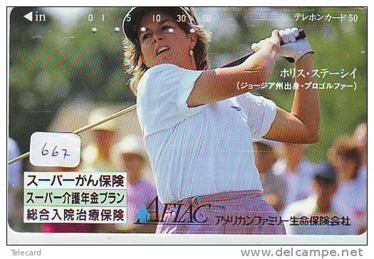 Télécarte Japon GOLF (667) 110-141667 * Sport Phonecard Telefonkarte Japan - Sport