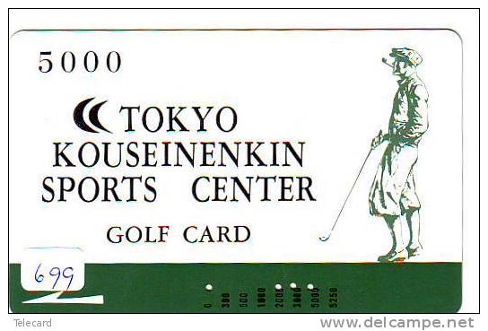 Carte Japon GOLF (699) * Sport Karte Japan - Sport