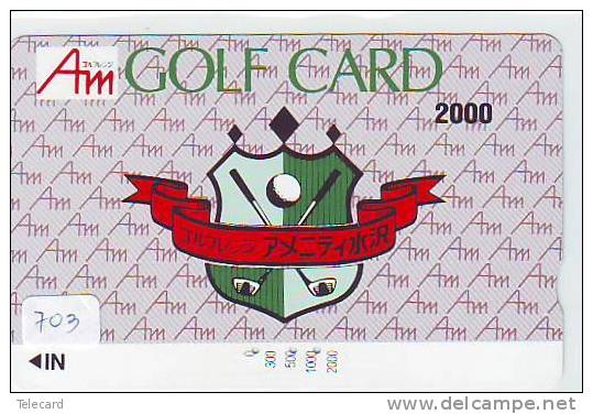 Carte Japon GOLF (703) * Sport Karte Japan - Sport