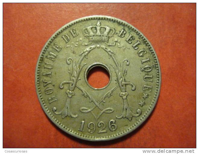 3633  BELGIE BELGIQUE BELGICA  25 CENTS    AÑO / YEAR   1926/23   VF - 25 Centimes