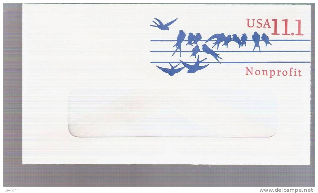 Birds - Stamped Envelop - Scott # U620 - 1981-00