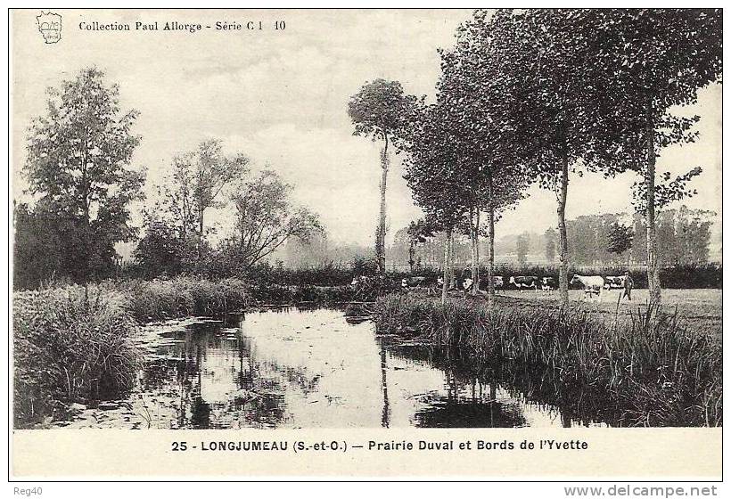 D91 - LONGJUMEAU  -  Prairie Duval Et Bords De L'Yvette - Longjumeau