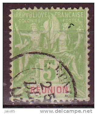 REUNION - 1900 - YT  N° 46  Oblitéré   TB - Usati