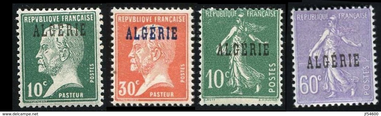 Algérie No 8,9,15,24* - Neufs