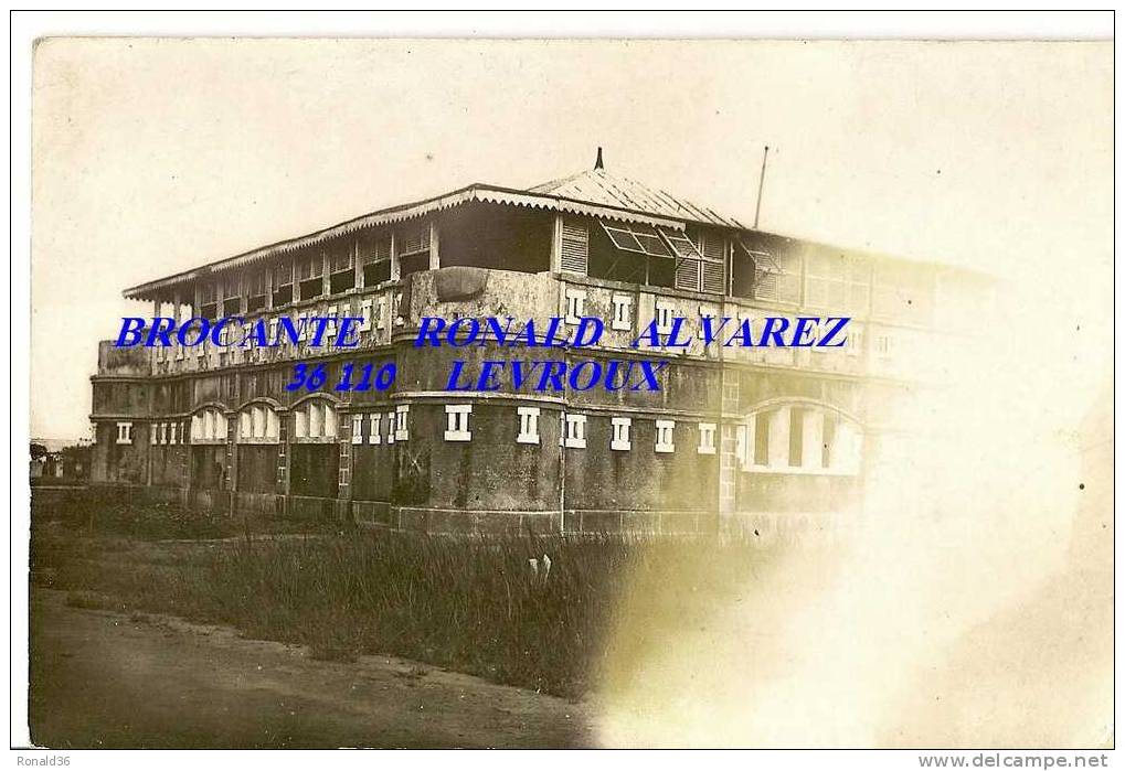 Cp DAHOMEY ( Moyen Niger) BATIMENT ( Carte Photo Voile) - Dahomey