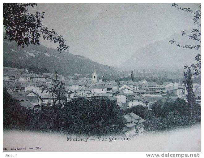 Monthey  -  Vue Générale - Monthey