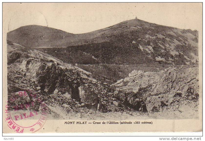 42 MONT PILAT Crest De L´OEillon (altitude 1365 M) - Mont Pilat