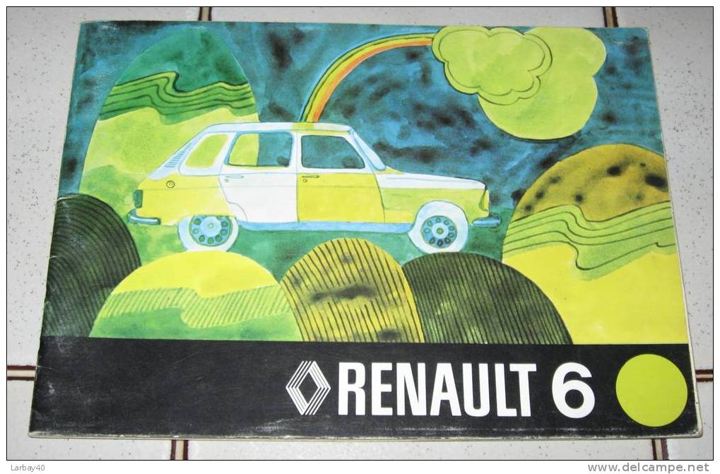Renault 6 Conduite Et Entretien -cl5 - Auto