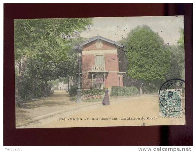 Paris Buttes Chaumont La Maison Du Garde édit.? N° 336 Couleur Belle Carte - Distretto: 19