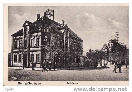 Carte 1920 BORNIG-SODINGEN - AMTSHAUS - Herne