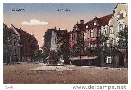 Carte 1920 SODINGEN - AM DENKMAL - Herne