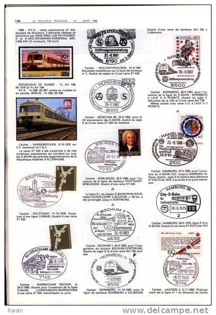 La Philatélie Françaisse N°417 31 Mars 1989 Organe Officiel  TBE - Francesi (dal 1941))