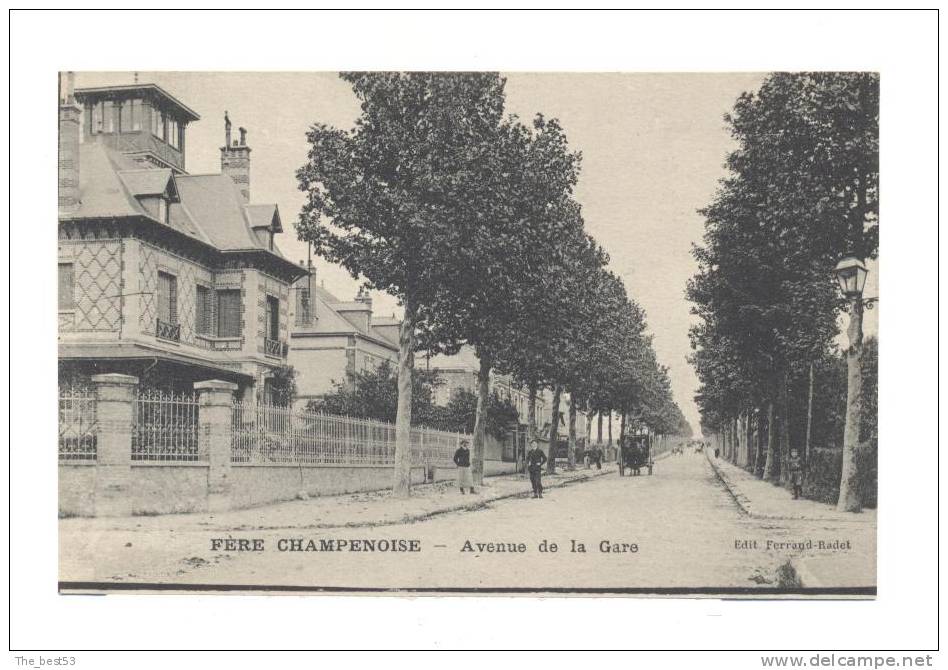 Fére Champenoise   -   Avenue De La Gare - Fère-Champenoise