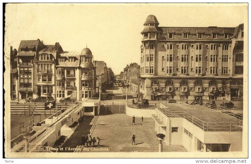 Westende - Tennis Et L'Avenue Des Chardons-1948 - Westende