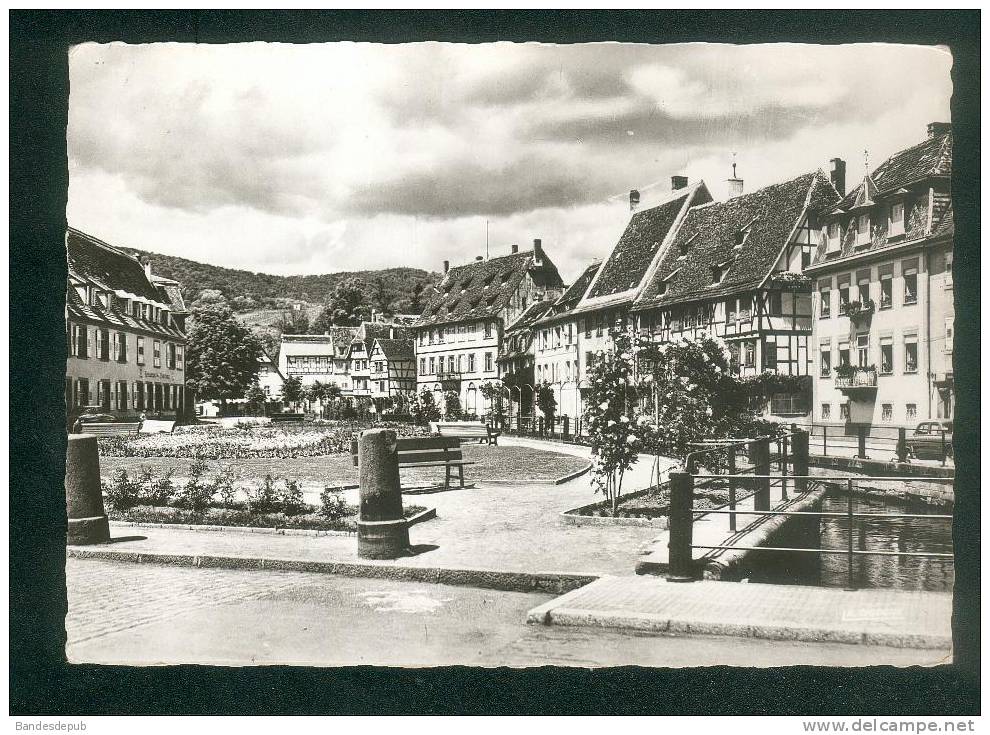 CPSM - Wissembourg (67) - Quai Anselmann ( LA CIGOGNE 67 544 31) - Wissembourg