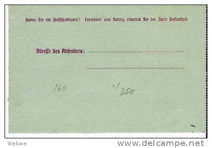 Saar035/ Bayern K 12 Bahnpost Nach Ludwigshafen 30.4.1920 - Entiers Postaux