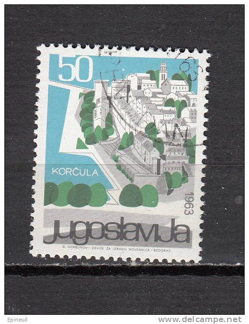 YOUGOSLAVIE YT N°940 OBLITERE 50D ILE DE KORCULA - Used Stamps