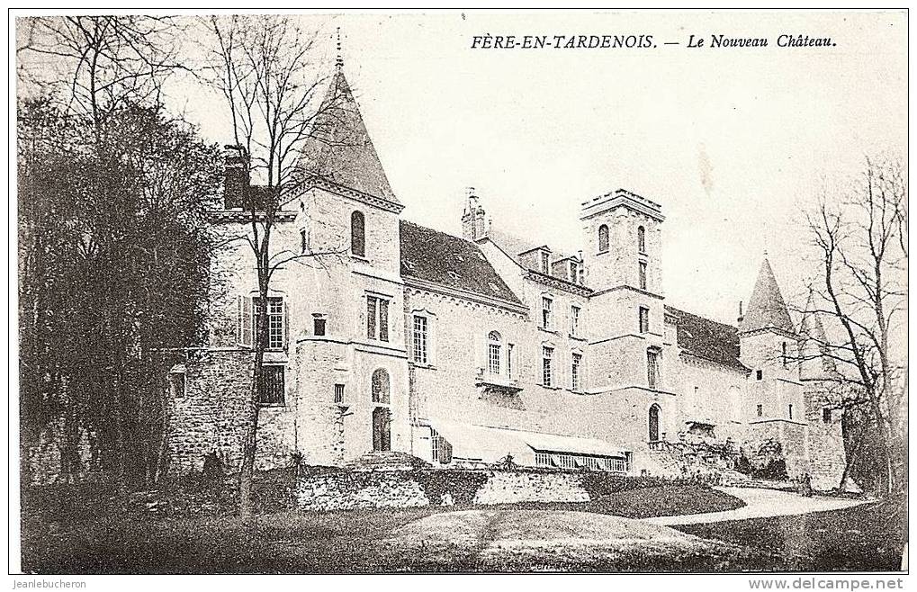 C.P. A   (  FERE - En- TARDENOIS  "  Le Nouveau Châeau " Très Beau Plan ) - Fere En Tardenois