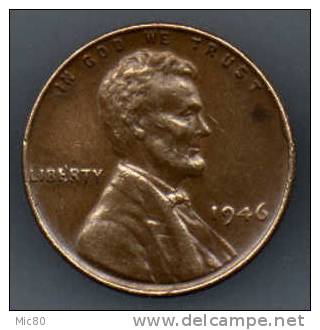 USA 1 Cent 1946 Ttb/sup - 1909-1958: Lincoln, Wheat Ears Reverse