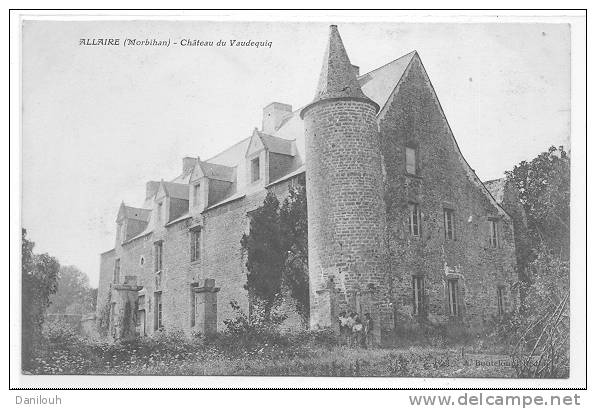56 // ALLAIRE, Chateau De Vaudequiq, Phototypie Vasselier, - Allaire