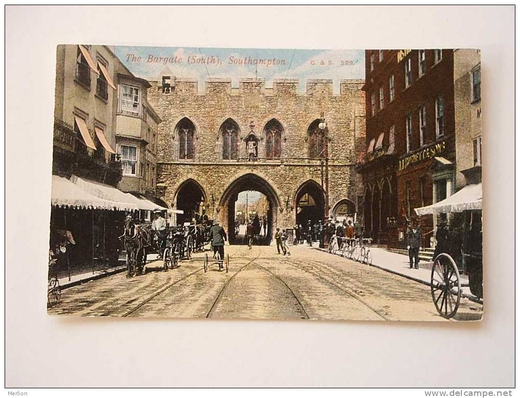 Hampshire - The Bargate, Southampton - Biker - Animation  Cca 1905-10  VF  D37580 - Southampton