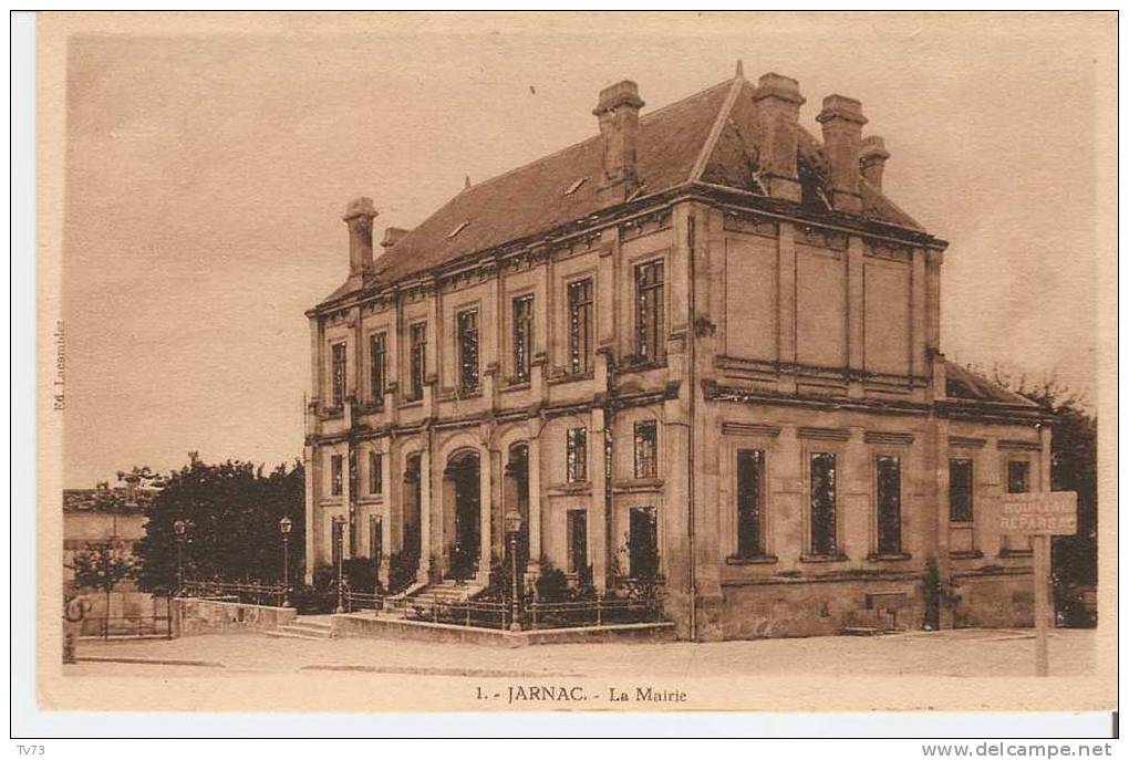 CpE3164 - JARNAC - La Mairie - (16 - Charente) - Jarnac