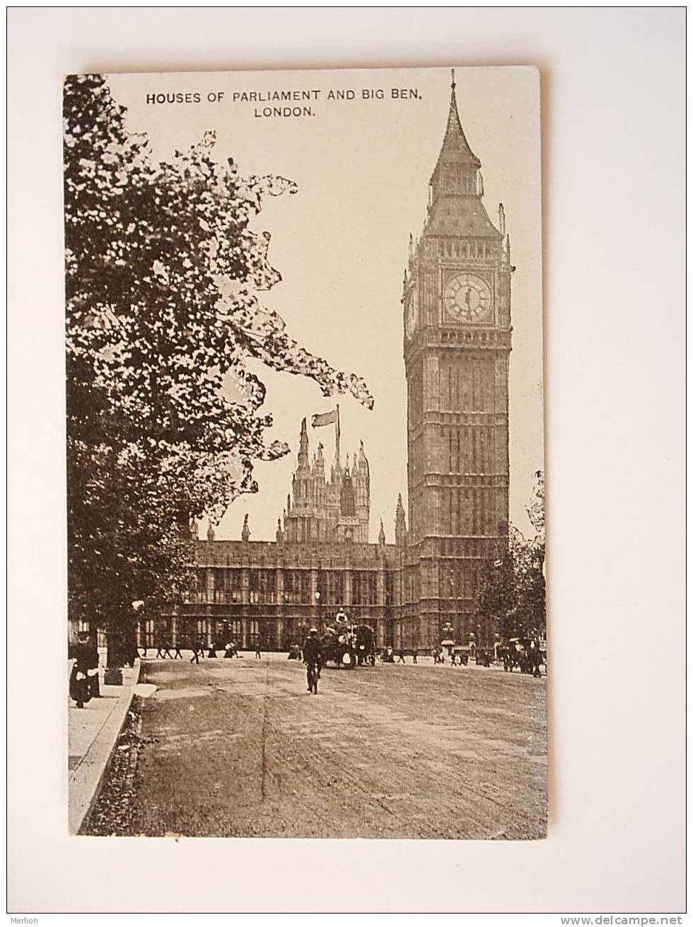 UK -London -Houses Of  Parliament And Big Ben   Cca 1910    VF  D37586 - Houses Of Parliament