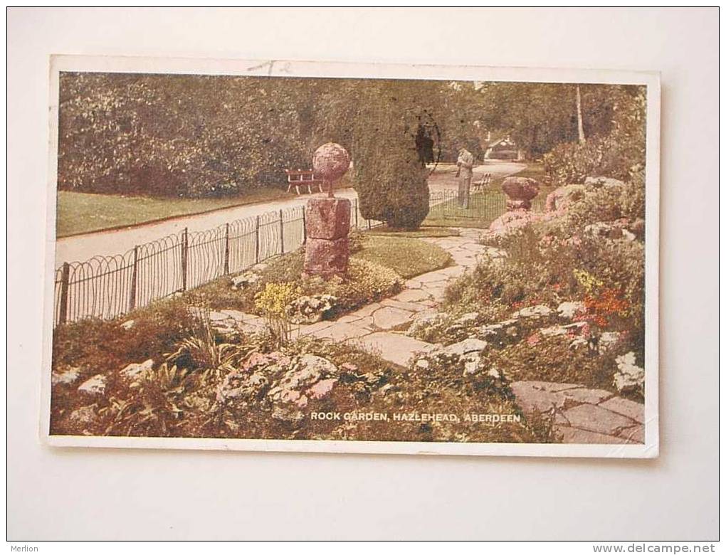 Scotland -Rock Garden Hazlehead -Aberdeen   PU 1940´s    VF D37597 - Aberdeenshire