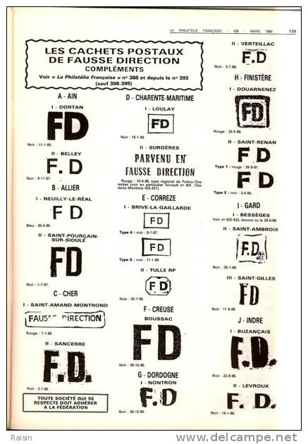 La Philatélie Française N°429 15 Mars 1990  Organe Officiel  TBE