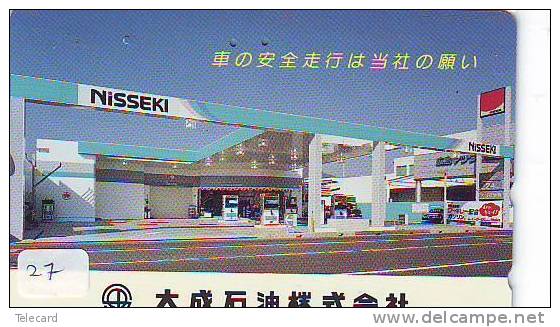 Telecarte Tank Station NISSEKI Japan Phonecard (27) - Petróleo